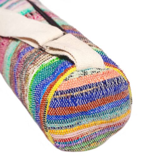 Wholesale Upcycled Sari Yoga Mat Bag - Image 3