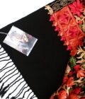 Wholesale Floral Embroidered Wool Shawl - Image 8