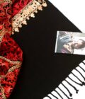 Wholesale Floral Embroidered Wool Shawl - Image 5