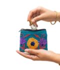 Wholesale Embroidery Cotton Coin Purse - Multi Color - Image 3